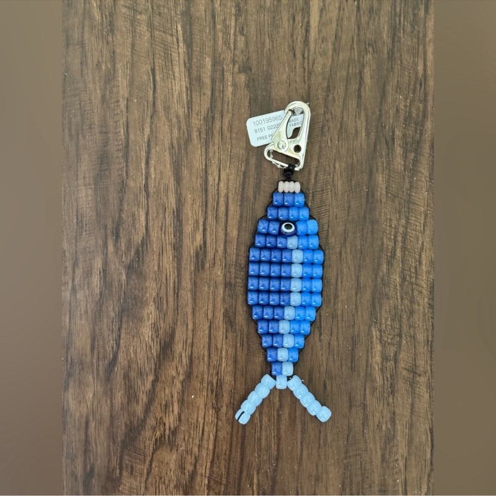Free People Beaded fish bag Charm